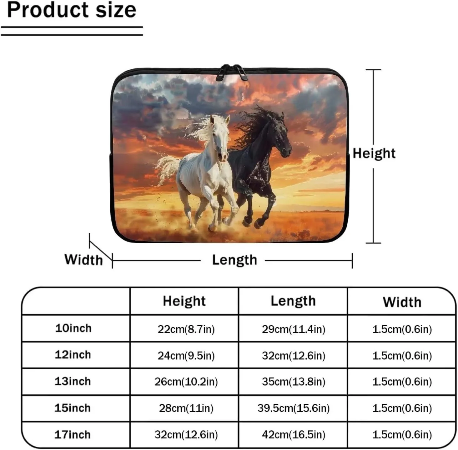 Laptop Bag for Women 10~17 Inch Anti-Scratch Laptop Case Universal Most Notebook Computer Pocket Case for Work