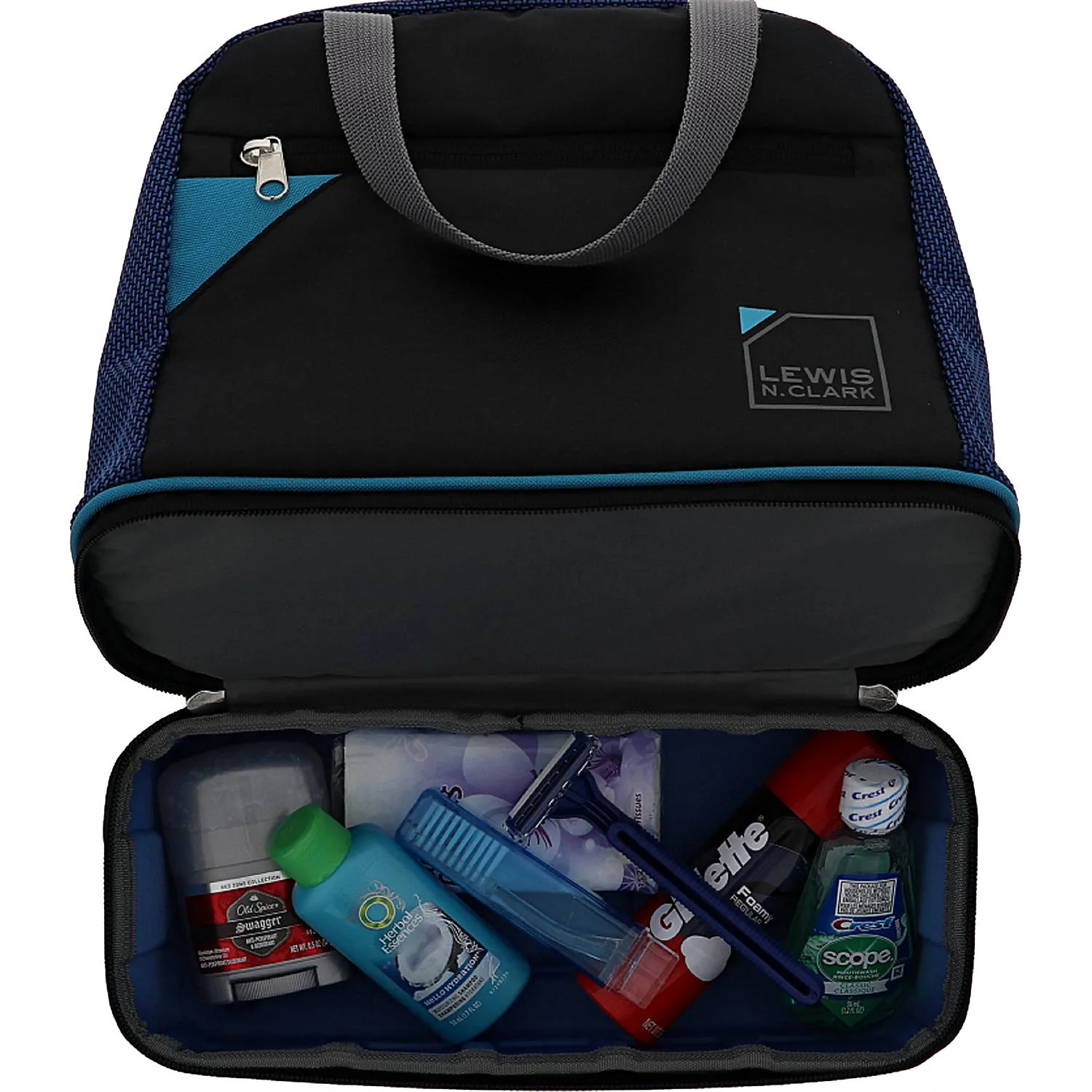 Lewis N Clark TravelFlex Toiletry Kit Blue