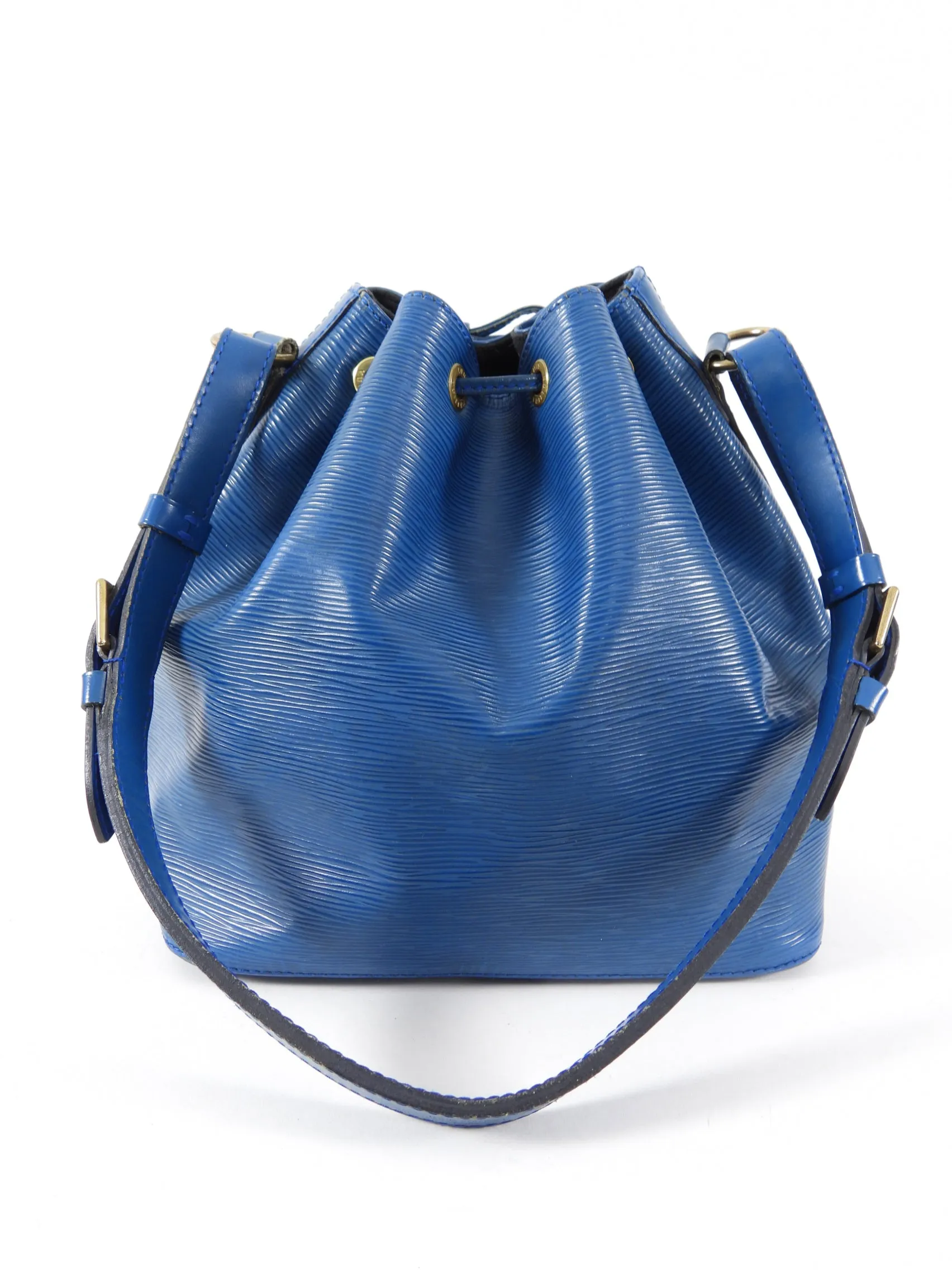 Louis Vuitton Blue Vintage 1994 Epi Noe PM Bucket Bag