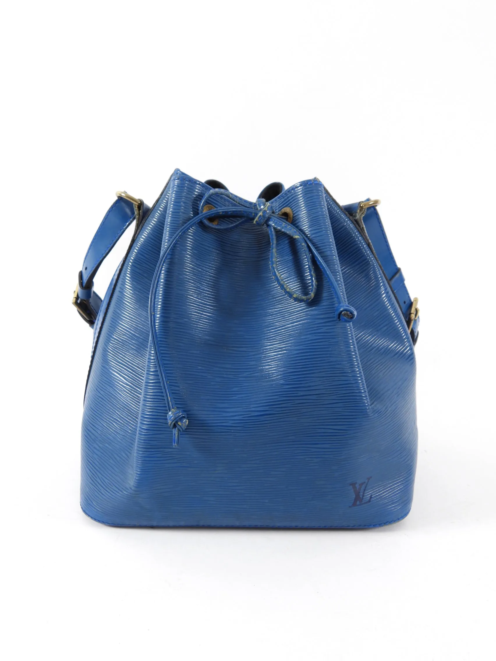 Louis Vuitton Blue Vintage 1994 Epi Noe PM Bucket Bag