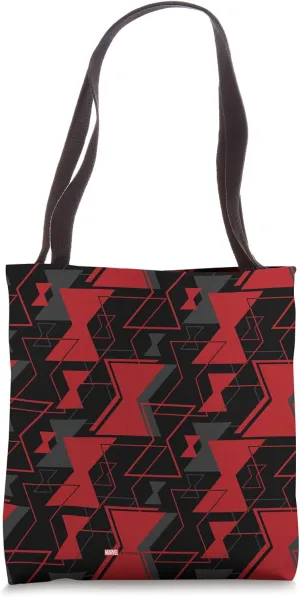 Marvel Black Widow Icon Red Hourglass Print Tote Bag