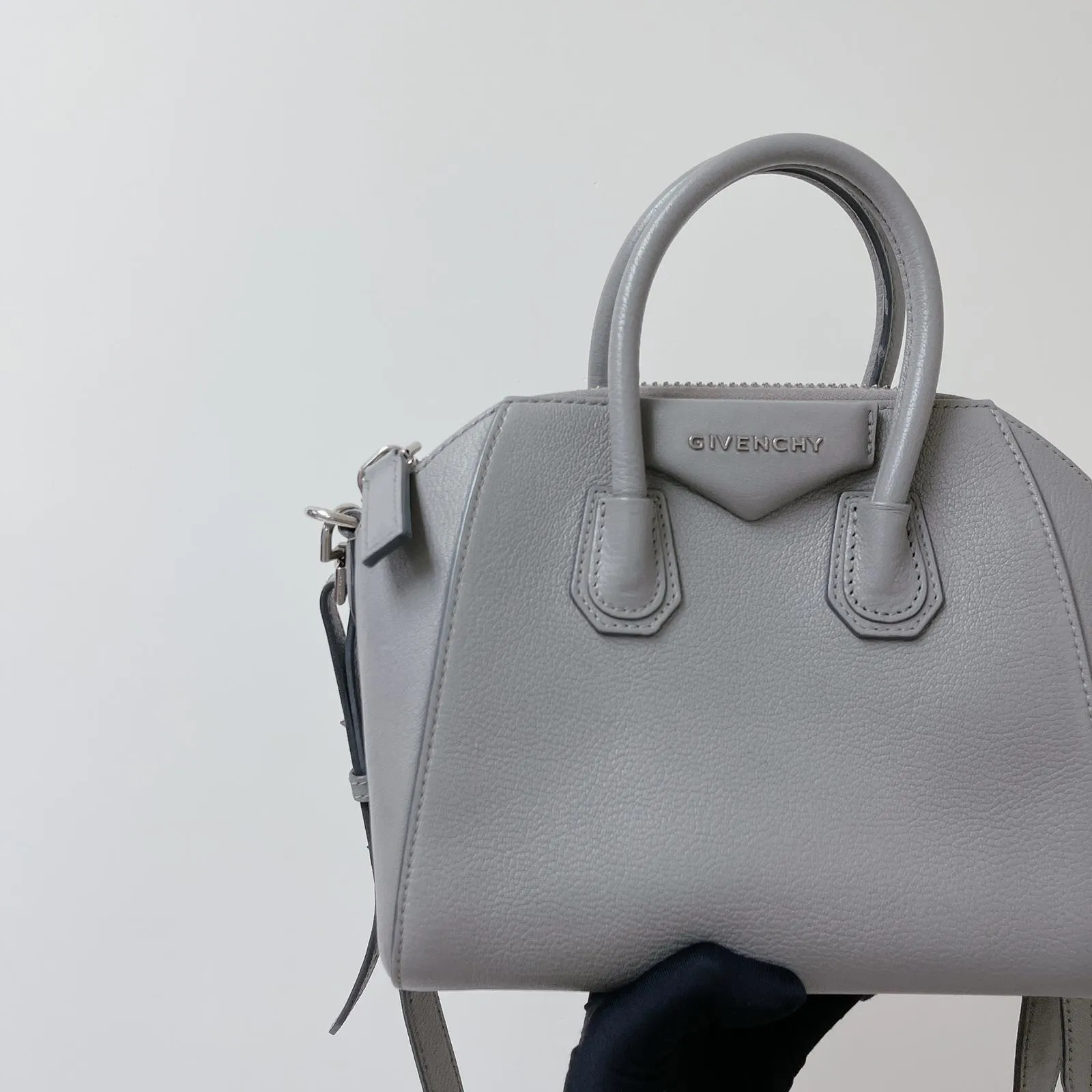 Mini Antigona Bag Grey