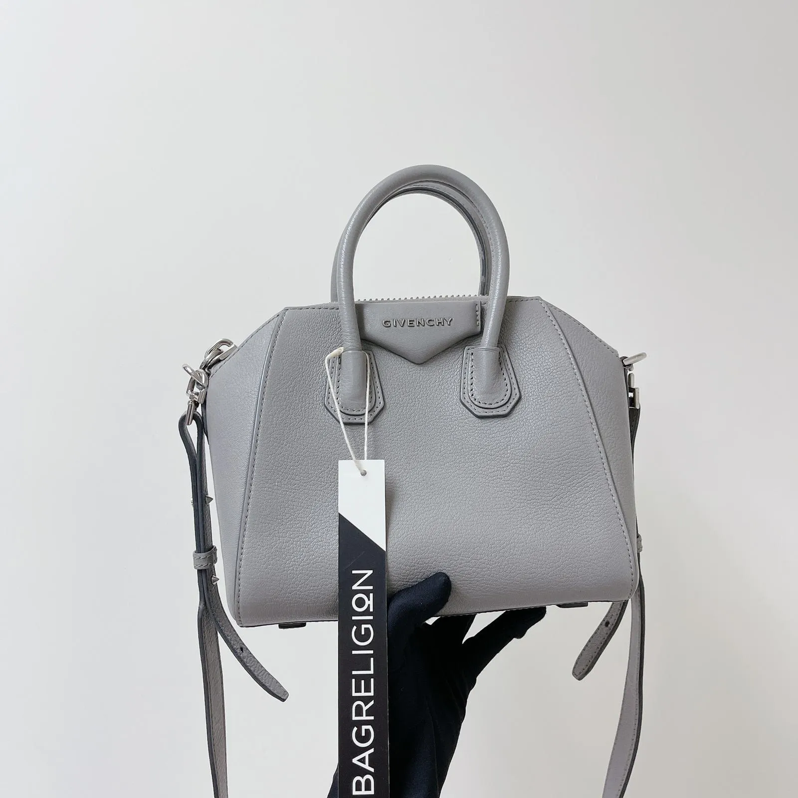 Mini Antigona Bag Grey