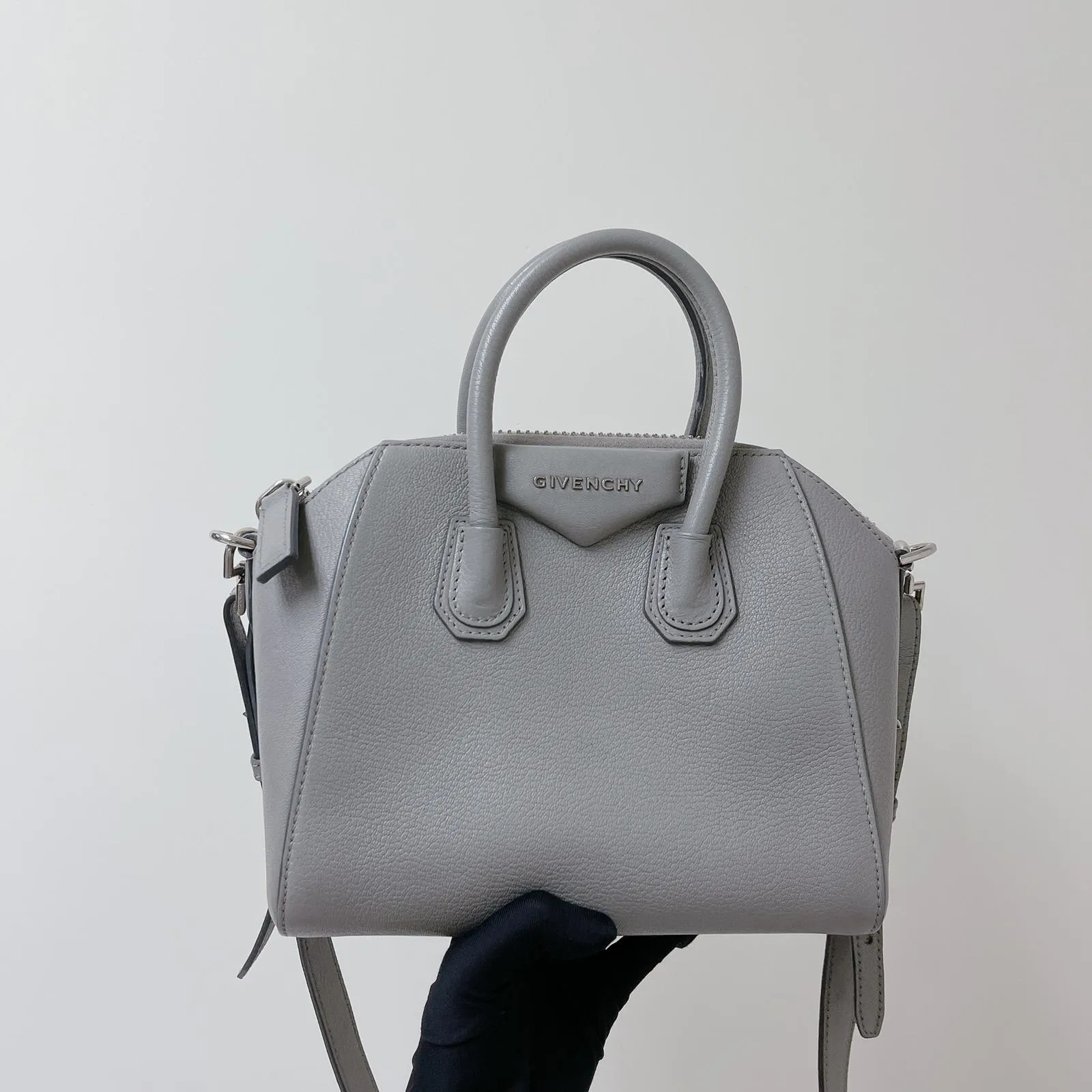 Mini Antigona Bag Grey
