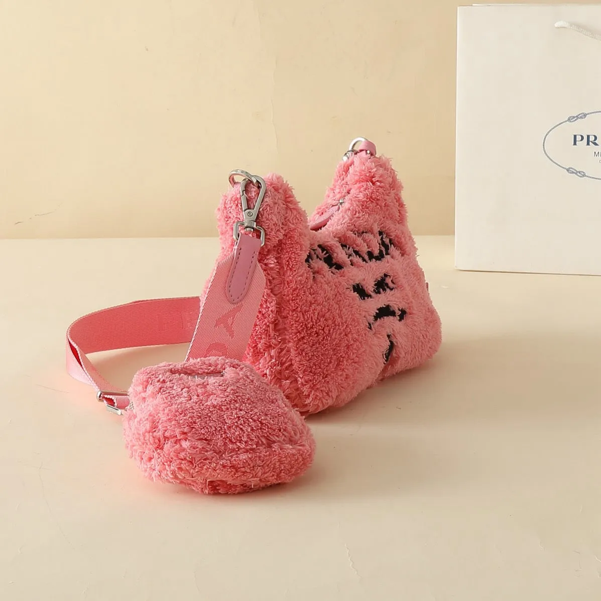 P Re-edition Terry Mini Bag