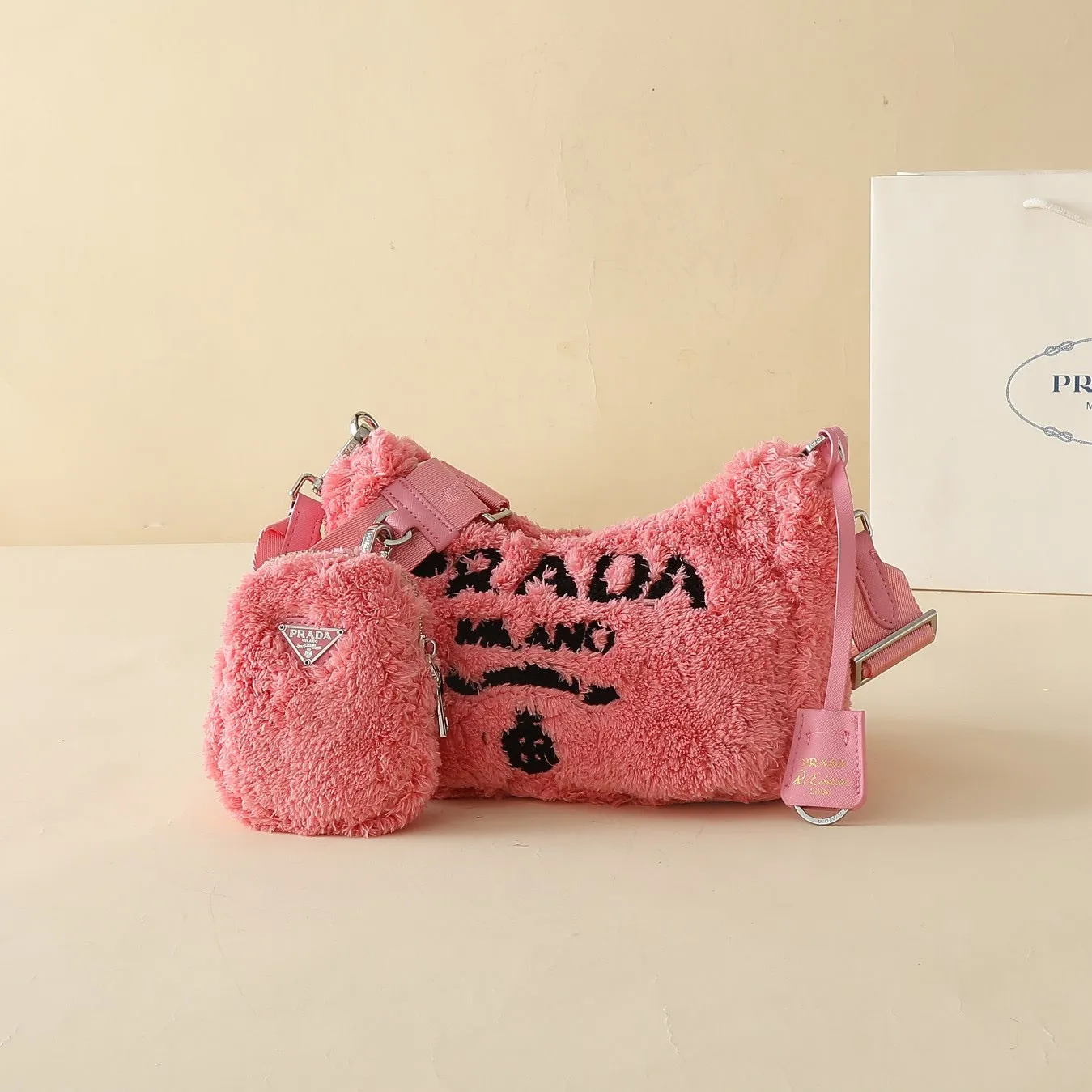 P Re-edition Terry Mini Bag