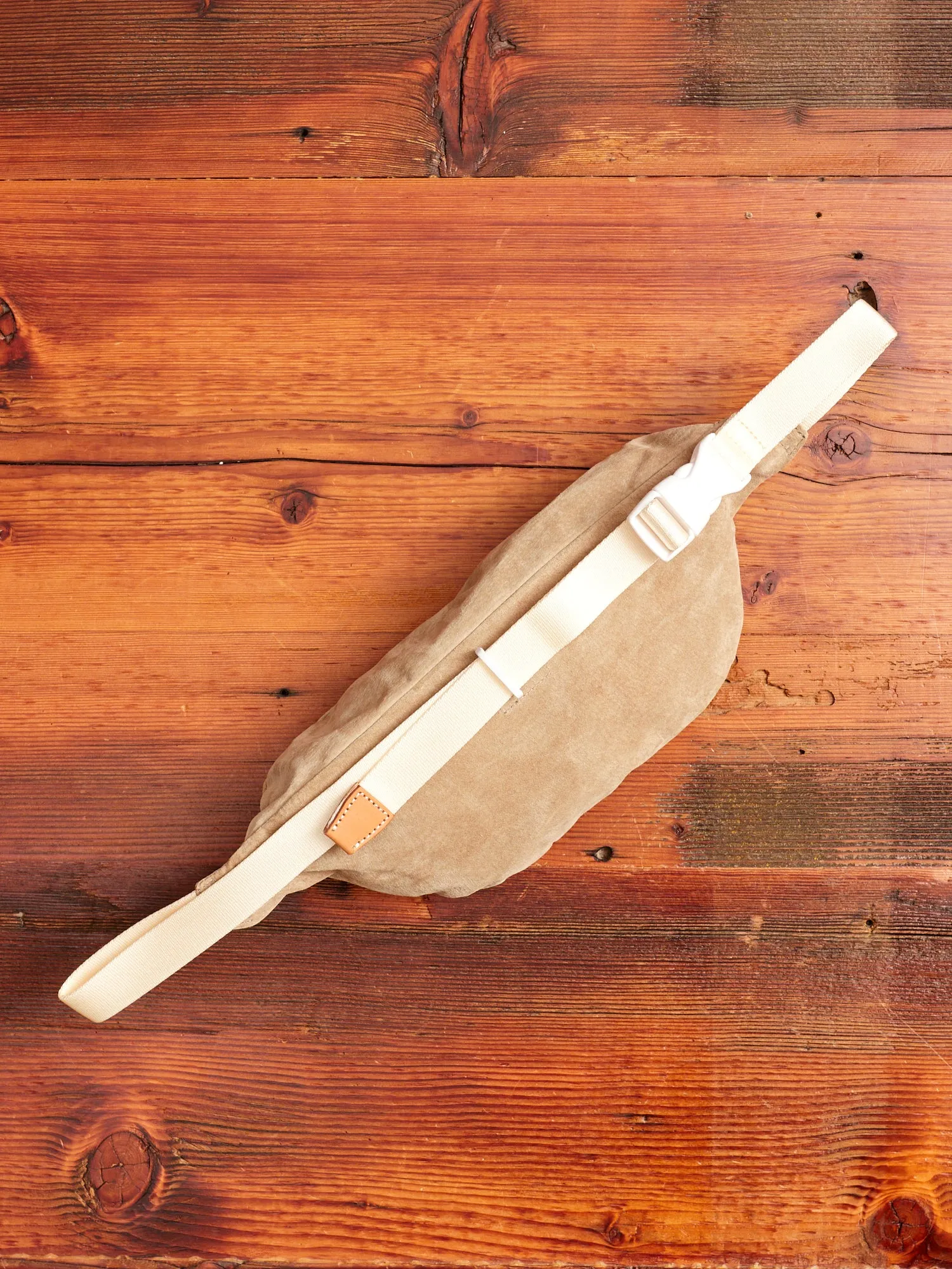 Pig Waist Pouch Bag in Beige