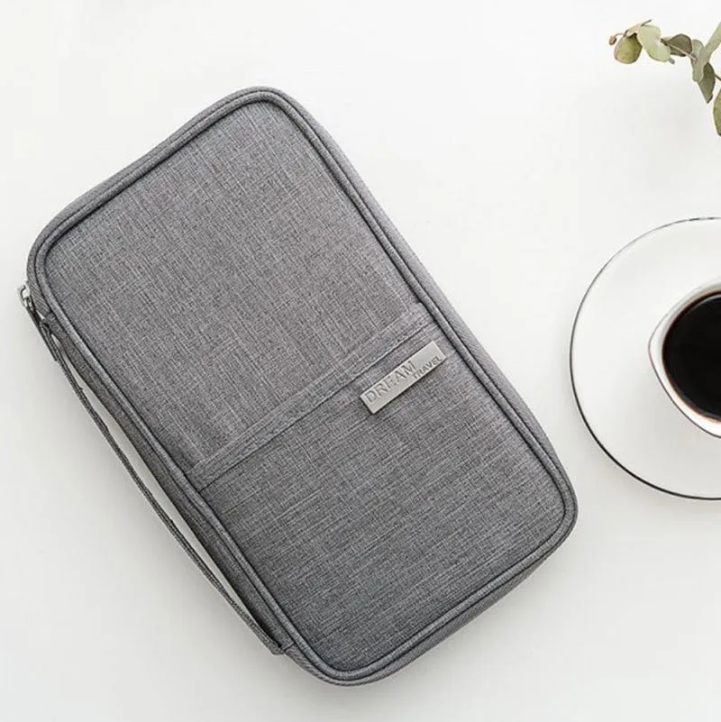 Portable Travel Document and Cardholder Organizer Bags