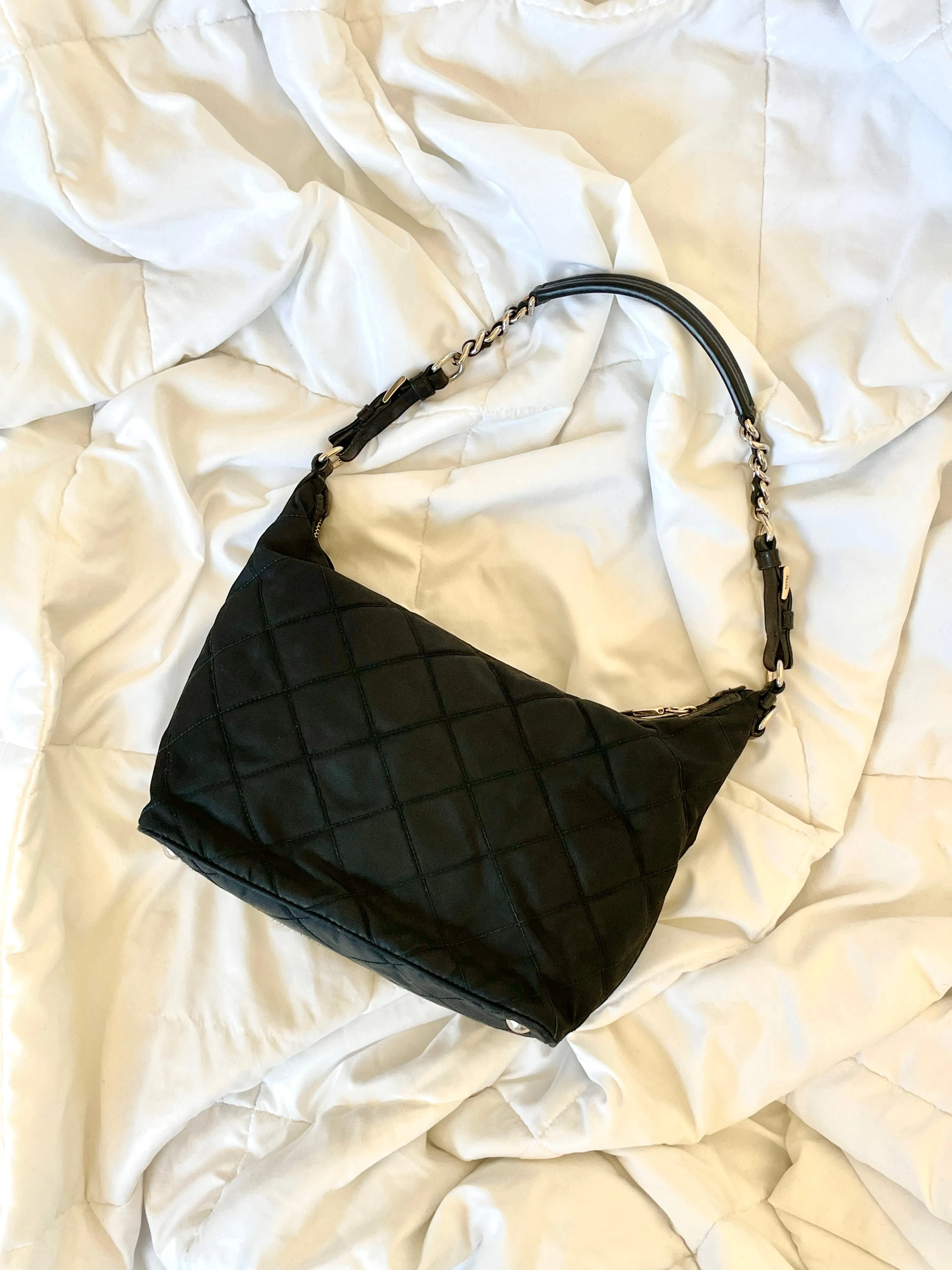 Prada Nylon Quilted Hobo