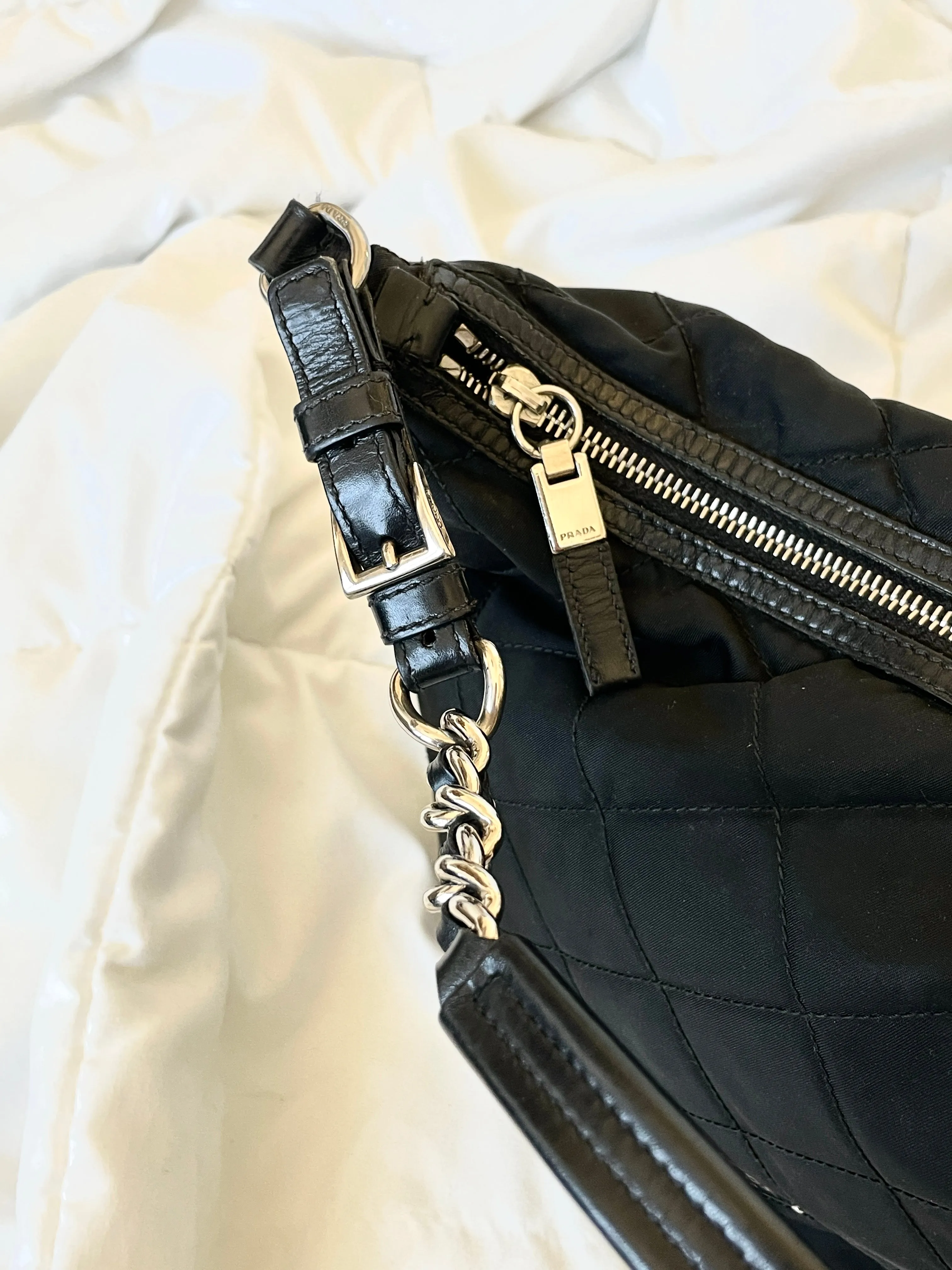 Prada Nylon Quilted Hobo