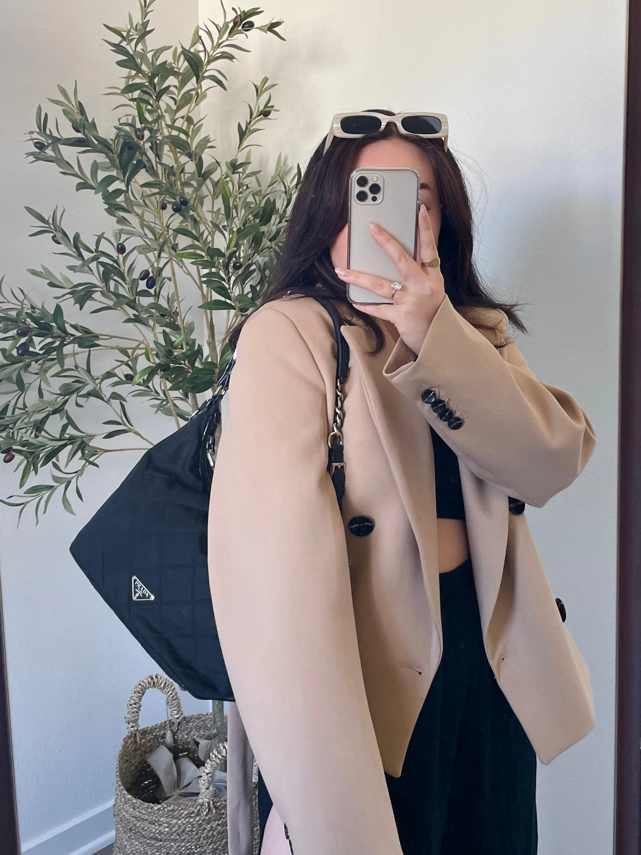 Prada Nylon Quilted Hobo