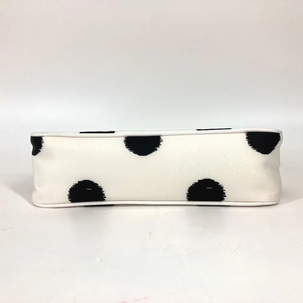 PRADA Shoulder Bag 1NE515 Nylon white Re-Edition 2000 triangle logo triangle Women Used
