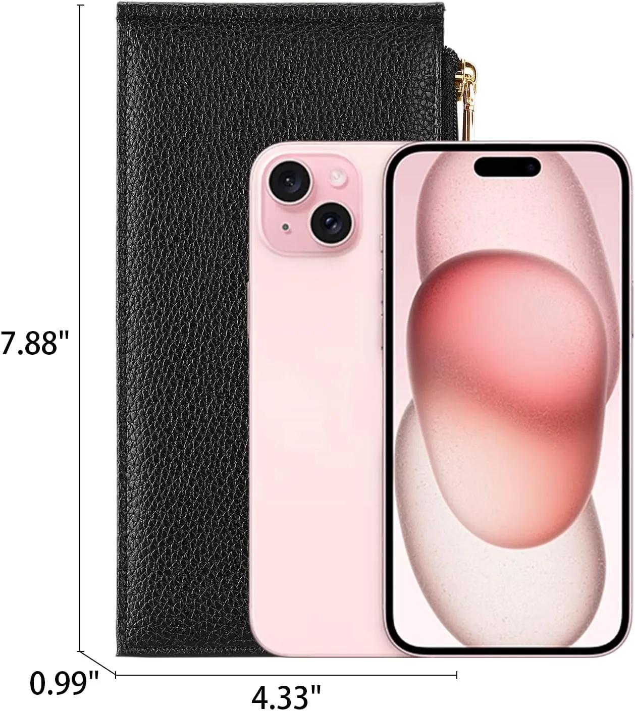 Wallet Women RFID Blocking Leather Large Bifold Multi Card Purse with Zipper Pocke Credit Card Holder