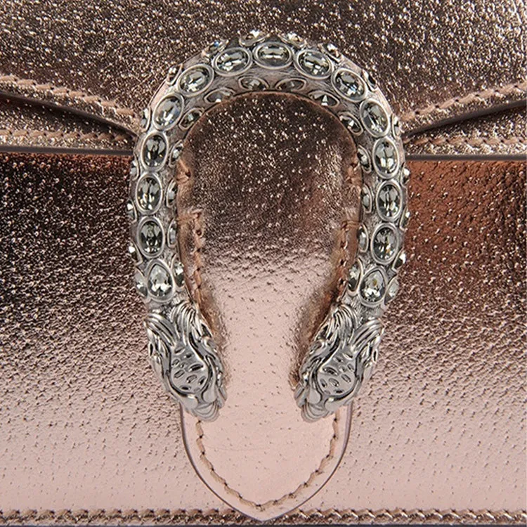 (WMNS) GUCCI SS21 DionysusSeriesSingleShoulderMessengerChain Rose Golden 499623-1TRBR-8373