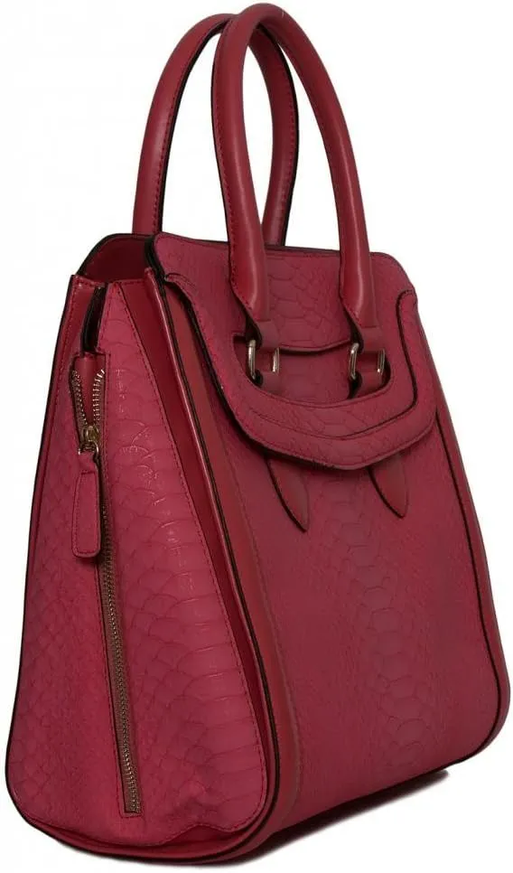 Womens Fashion Neverland Tote Structure Shoulder Handbag - Pink
