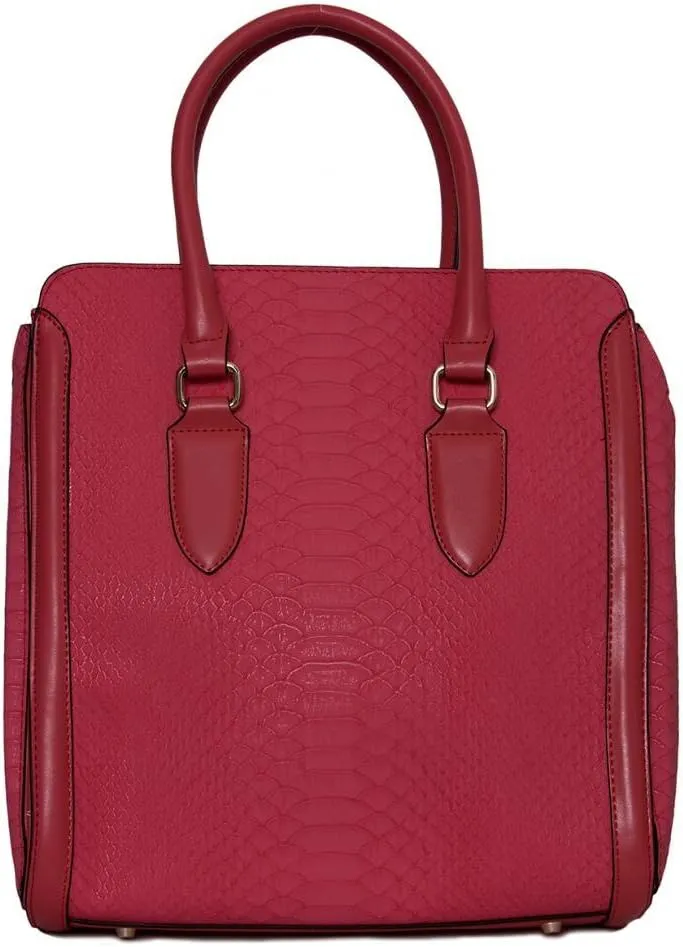 Womens Fashion Neverland Tote Structure Shoulder Handbag - Pink
